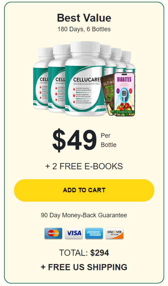 buy Cellucare six bottle